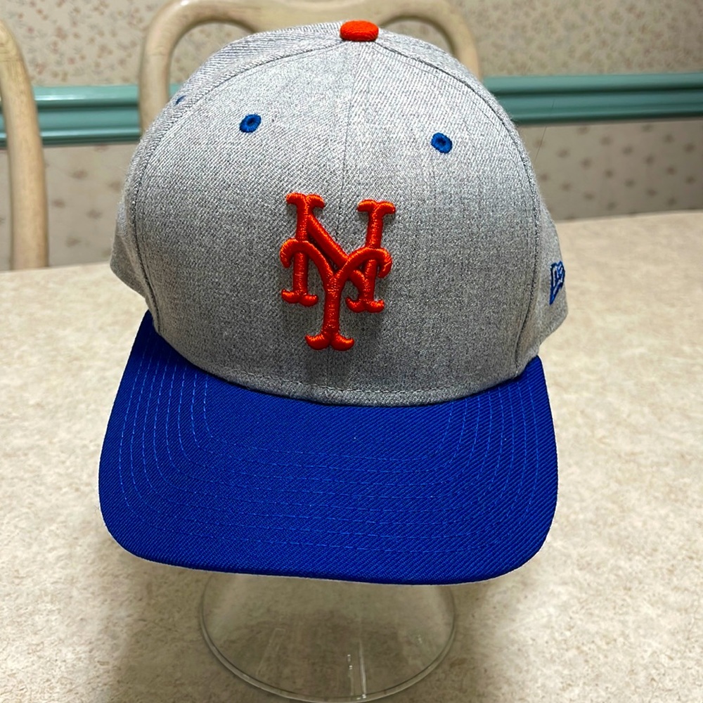 BNWT NEW ERA 9 THIRTY GRAY NEW YORK METS THE 7 LINE ARMY - Picture 1 of 10